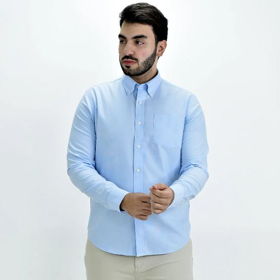 Giordano მამაკაცის გრძელმკლავიანი პერანგი