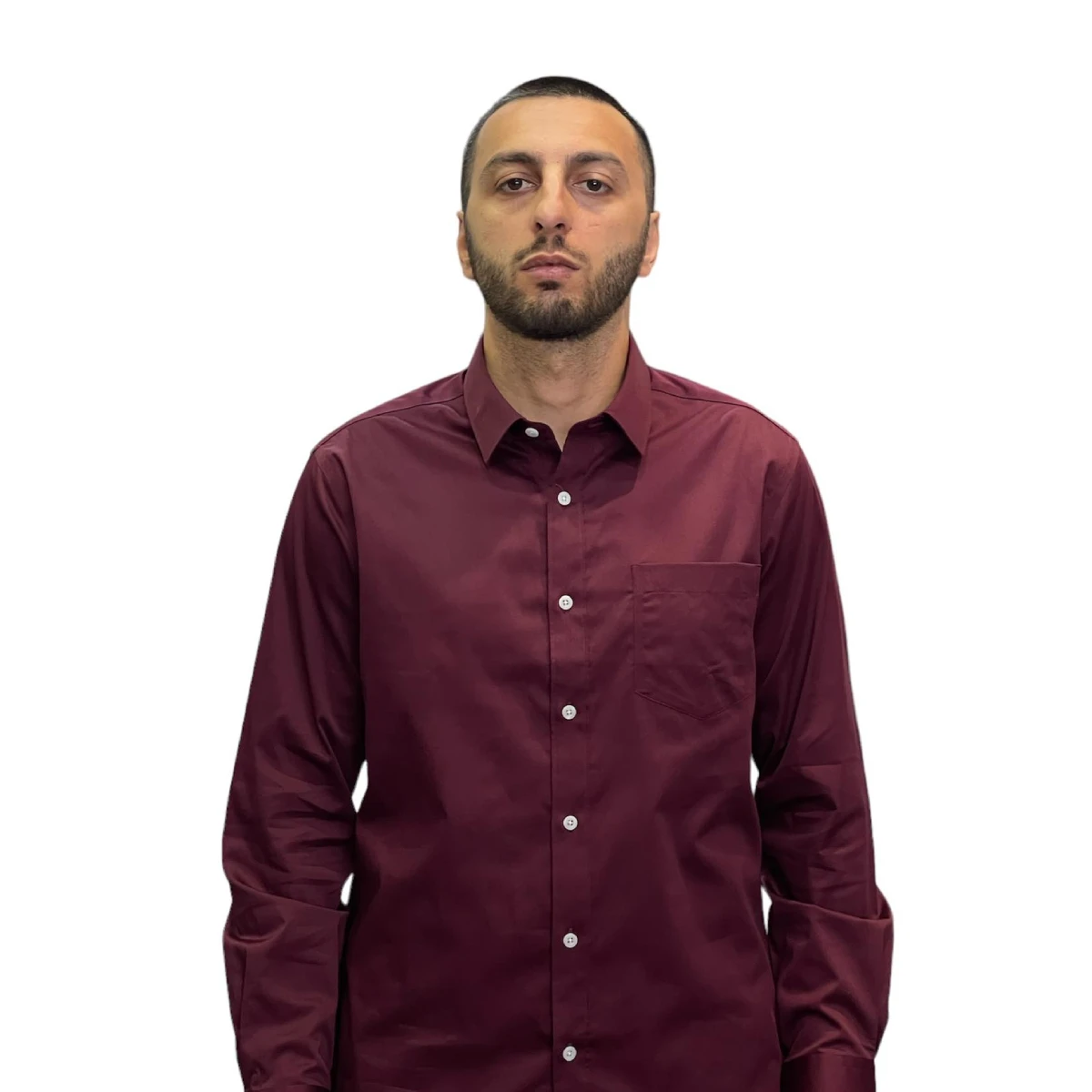 Giordano მამაკაცის გრძელმკლავიანი პერანგი