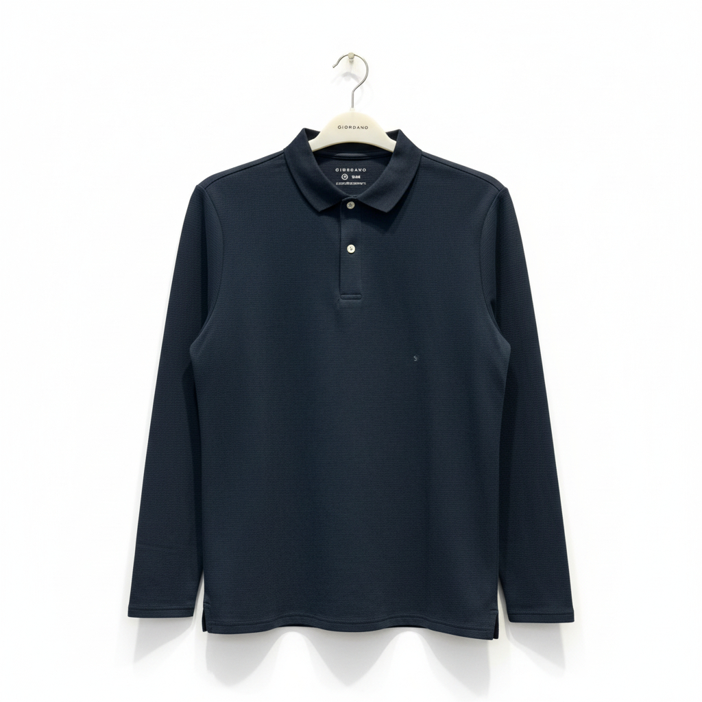 Giordano მამაკაცის გრძელმკლავიანი  პოლო მაისური