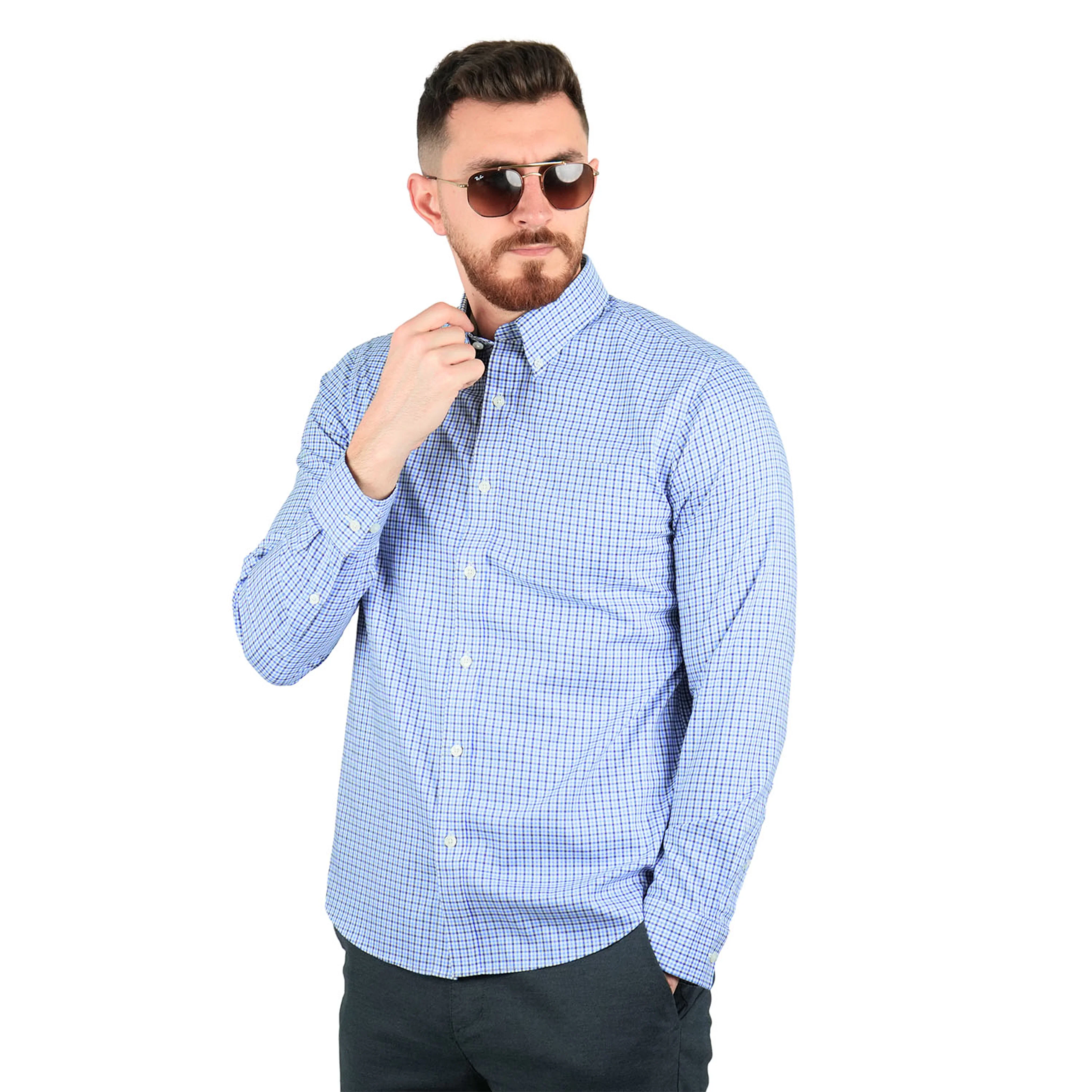 Giordano მამაკაცის გრძელმკლავიანი პერანგი