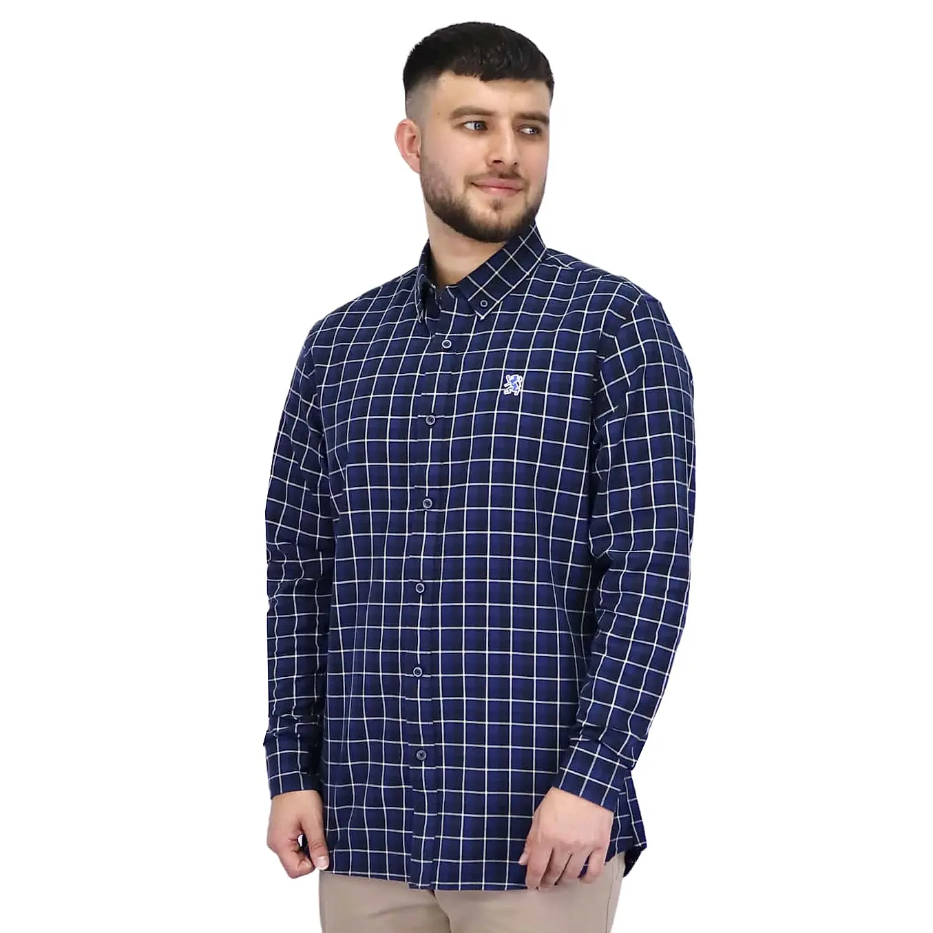 Giordano მამაკაცის გრძელმკლავიანი პერანგი